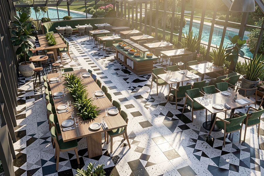 Aska Otel Lara | Restoran Tasarımı